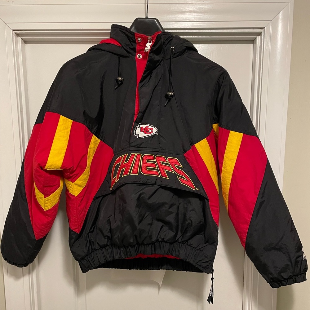 Kansas City Chiefs half-zip pullover original 1990’s Starter jacket